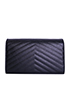 Monogram Wallet On Chain, £750, Handbags, Black, Leather, Back view